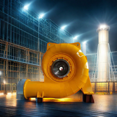 20m-300m cabeza de agua nominal Francis generador de turbina de agua con control automático