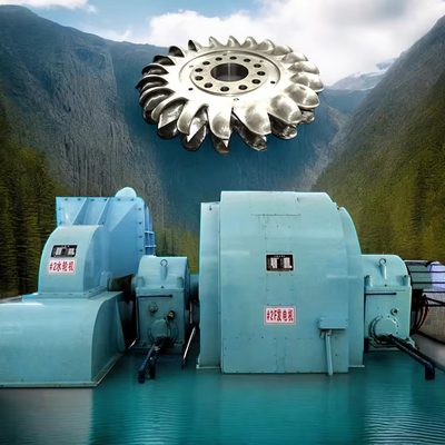 Planta de energía generador de turbina Pelton IP54 aire sin escobillas de refrigeración 50/60Hz frecuencia nominal