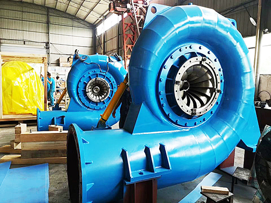 Eficiencia Generador automático de turbina de agua 50-60Hz 450-1000 RPM 220-690V Excitación sin escobillas