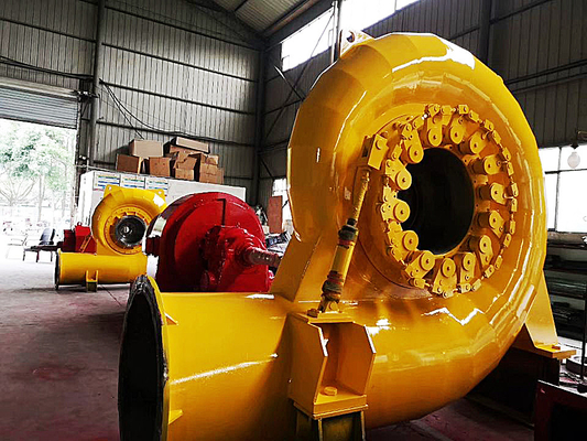 Generador de turbina hidráulica de acero personalizado con rango de cabeza de agua de 5m-500m