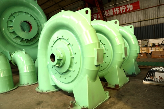 Generador de turbina hidráulica de acero y acero inoxidable Durabilidad 200kw-20mw Capacidad 450-1000rpm
