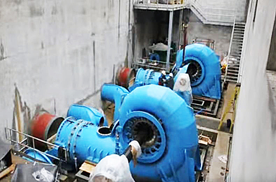 Generador de turbina de agua Francis vertical u horizontal de acero inoxidable