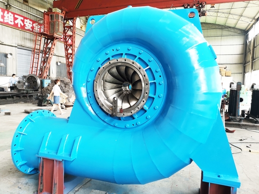 Turbina de agua de alta cabeza de acero inoxidable Francis personalizada 50HZ/60HZ Modelo 5m-500m