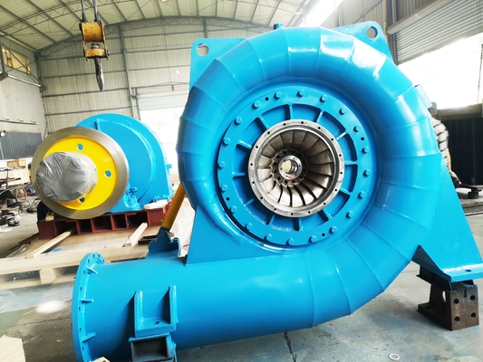 Generador de turbina hidráulica personalizado para cabeza de agua 450-1000 rpm Durabilidad