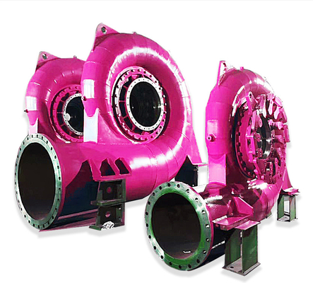 Eficiencia de acero inoxidable Francis Generador de turbina de agua 450-1000RPM 400V-10kV Control automático