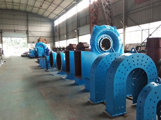 Generador de turbina de agua sin escobillas de silicio 300-3000rpm Rango de velocidad 200kw-20mw Potencia de salida