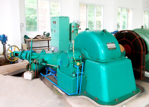 Generador de turbina de agua de tensión Unidad de turgo de acero inoxidable para 50-400m de cabeza nominal
