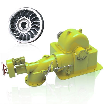Generador de turbina de turbina vertical/horizontal de acero inoxidable 220V-11000V 200kW-30MW 500-3000rpm