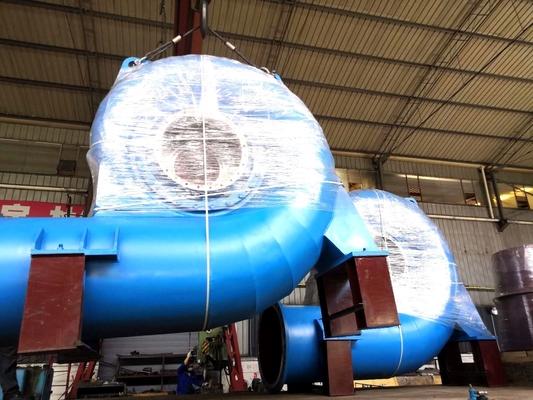Sistema de turbina hidráulica con ángulo de hoja ajustable de diseño abierto o cerrado Tratamiento de superficie de pulido