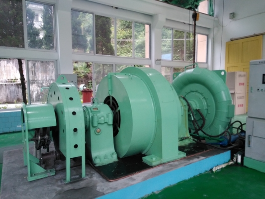 Eficiencia Francis Generador de turbina hidráulica 450-1000RPM 400V-10kV 20m-300M Cabeza de agua