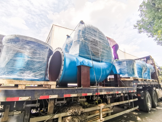 Turbina de agua de alta cabeza de acero y acero inoxidable para aplicaciones de cabeza de agua