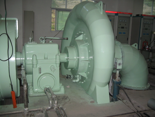 Generador de turbina Francis vertical/horizontal de acero inoxidable de 300 kW a 20 MW