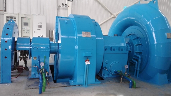 Generador automático de turbina Francis de acero inoxidable 400V 800V 6.3kV 10kV vertical u horizontal