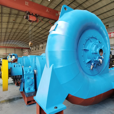 Generador de turbina de agua sin escobillas 450-1000 RPM Refrigeración por aire/agua para 200kw-20mw de potencia