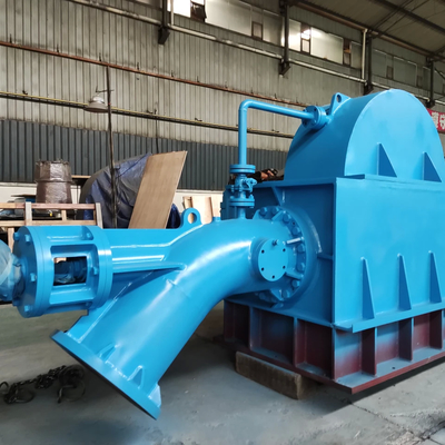 Generador de turbina hidráulica de 200kw-20mw de acero / acero inoxidable personalizado 450-1000 rpm