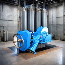 Generador de turbina vertical de 30 MW con frecuencia de 50 Hz y velocidad de 500-3000 rpm