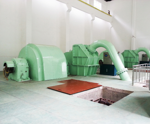Unidad de generador de hidroturbina Pelton de velocidad estándar 6-10kV con micro gobernador de enfriamiento por aire/aceite