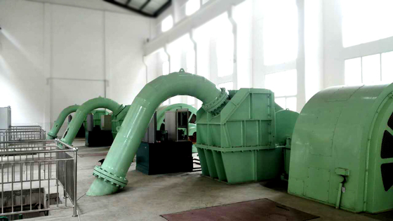 Durabilidad Generador de hidroturbina de acero 5m-500m Cabeza de agua Frecuencia 50/60HZ Para generación de energía