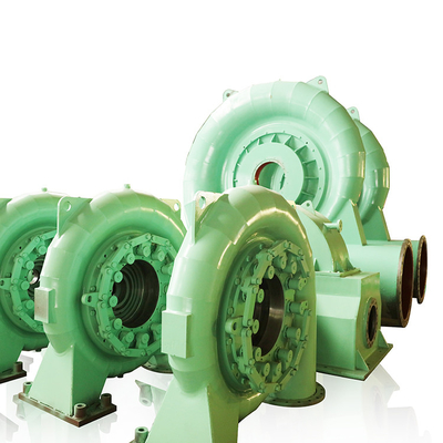 Durabilidad Generador de turbina hidráulica de acero 450-1000 rpm para cabeza de agua 5m-500m