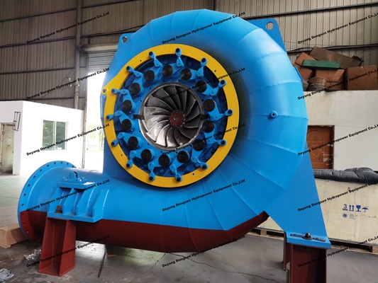 Acero y acero inoxidable Turbina de agua de alta cabeza a medida Francis Turbina hidroeléctrica