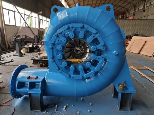 50Hz/60Hz Durabilidad Francis Generador de turbina para cabeza de agua 5m-500m