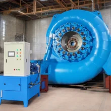 Generador de turbina de agua personalizado Excitación sin escobillas Instalación vertical Aire de refrigeración Control automático