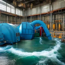 Generador de turbina de agua Aire/agua de refrigeración 50Hz/60Hz Frecuencia para instalación vertical/horizontal