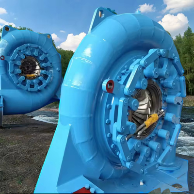 Instalación vertical del generador de turbina de agua 200kw-20mw Potencia de salida Modo de excitación sin escobillas