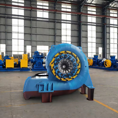 Durabilidad del generador de hidroturbinas de acero y acero inoxidable para 200kw-20mw de capacidad