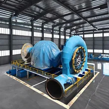 Generador de turbina de agua sin escobillas personalizado con control automático para instalación vertical