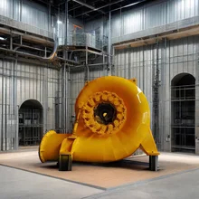 Generador de turbina de agua con método de enfriamiento aire / agua de enfriamiento y RPM 450-1000