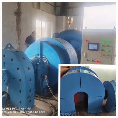 Generador de turbina de agua de color personalizado 200kw-20mw Producción 300-3000rpm Velocidad