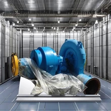 Generador de turbina hidráulica de eje vertical Francis con corredor de acero inoxidable
