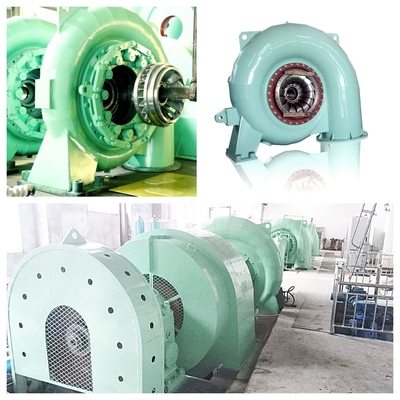 Generador de excitación sin escobillas de hidroturbina de 200 kW-20 MW para generación de energía