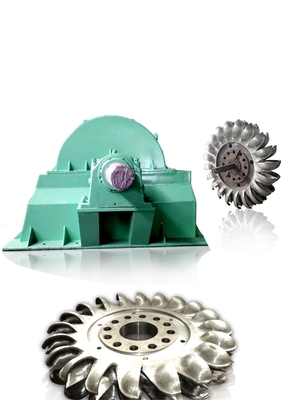 Turbina de Pelton para centrales hidroeléctricas Capacidad de 5-50t Frecuencia nominal 50/60Hz Modo de excitación sin escobillas o tiristor