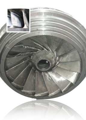Potencia hidroeléctrica personalizada Turbina hidráulica Francis Runner con acero inoxidable