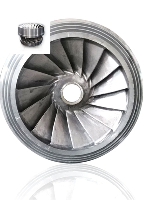 Corredor de turbina hidráulica de ángulo fijo con cuchilla soldada personalizada con tratamiento de superficie