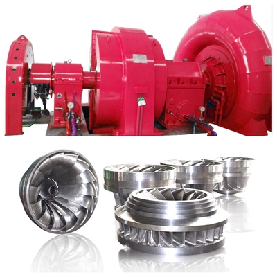 Planta de energía con alta capacidad Francis Turbine Generator 300KW-20MW Eficiencia nominal 90%-96%