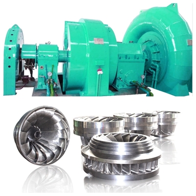 Control automático y material de corredor de acero inoxidable Francis Generador de turbina adecuado