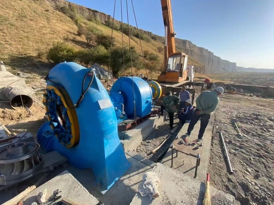 50 años de vida útil Generador de turbina de agua Tipo síncrono Aire/agua de refrigeración para beneficio