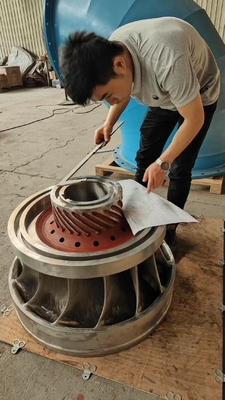 Turbina hidroeléctrica de acero inoxidable 3-10 palas para un rendimiento y una durabilidad máximos