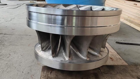 Corredor de turbina hidráulica de alta o baja velocidad de rotación con material de metales endurecidos a 600 y 750 rpm