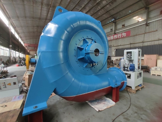 Generador de turbina hidráulica Francis de fase 3 con excitación sin escobillas Tipo de instalación vertical y horizontal
