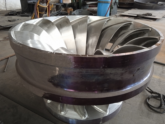1200kw Francis Hydro Turbine Runner con material de acero inoxidable y acero carbono