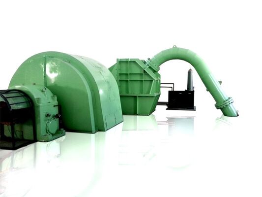 Turbina de agua de acero inoxidable, potencia nominal de 1 a 10 MW, tecnología robusta de generación de energía renovable