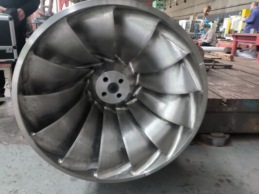 Turbina Hidráulica de Alta Eficiencia 92% para Alta Presión de 10 MPa con Número de Palas Personalizable