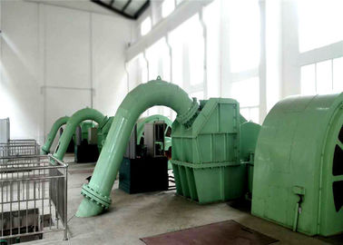 0.5 MW-20 MW de potencia de salida Generador de turbina Pelton con instalación horizontal y sistema de excitación estática