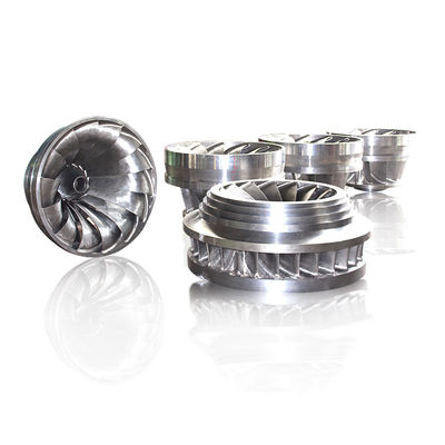Rueda de turbina de acero inoxidable Stock de fábrica Micro Francis Runner personalizado
