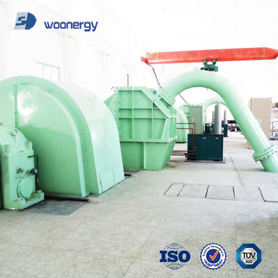 Planta hidroeléctrica generador de turbina Pelton, 1000 kW turbina de agua de alta potencia