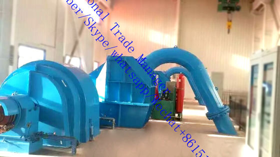 Generador de turbina del generador 2000kw Pelton de Mini Hydro Pelton Water Turbine
